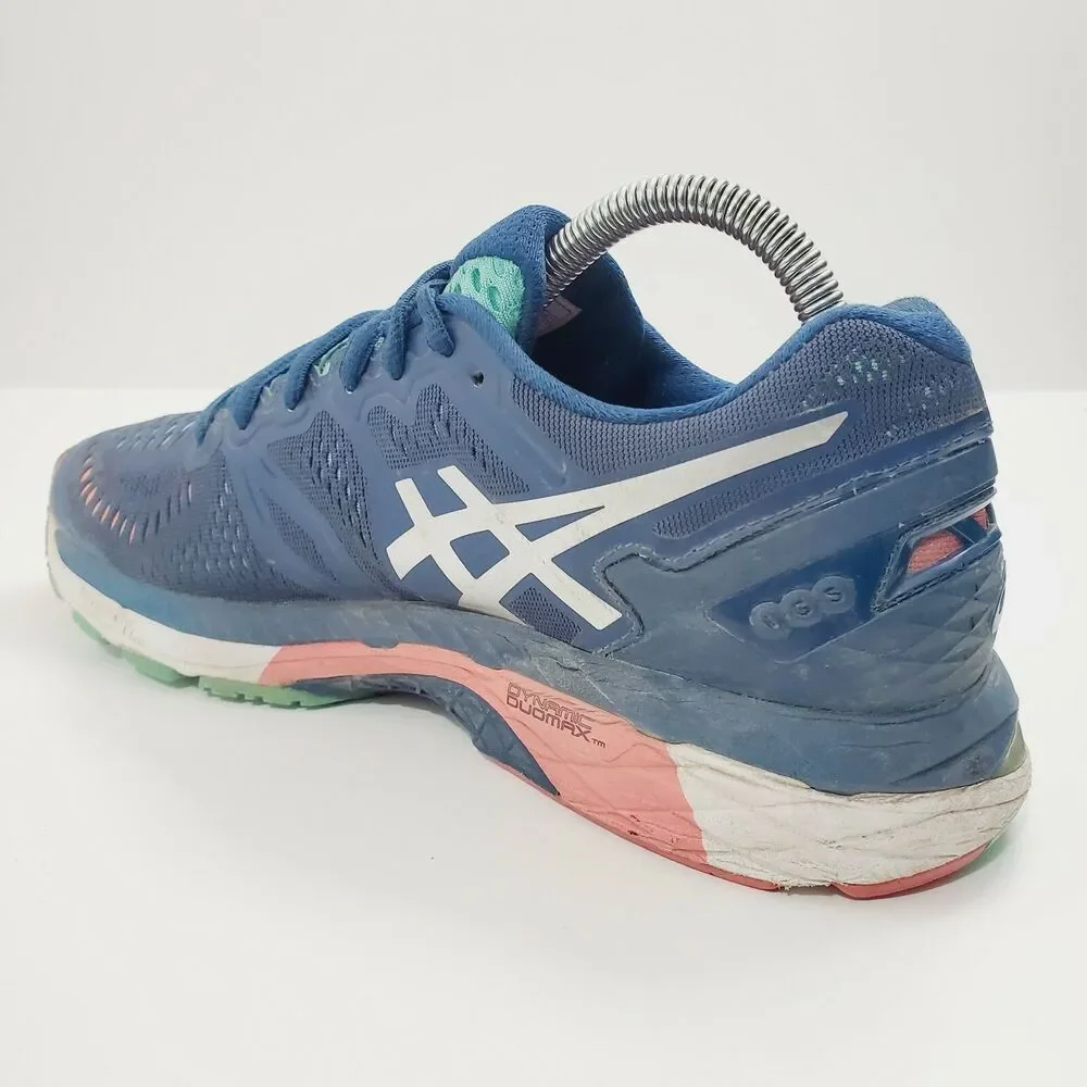 ASICS Shoes GEL-KAYANO 23 Womens Size 8.5 Blue Running Sneaker T696N